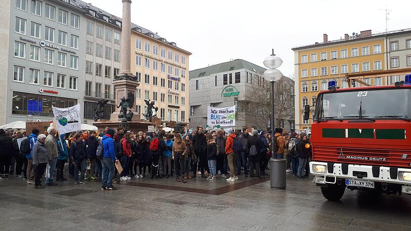 Schüler demonstrieren
