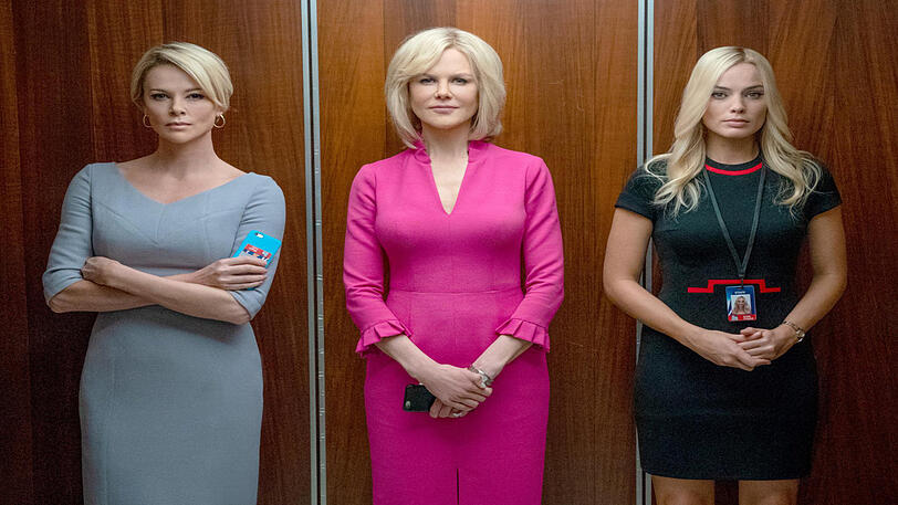 Charlize Theron (von links), Nicole Kidman und Margot Robbie.