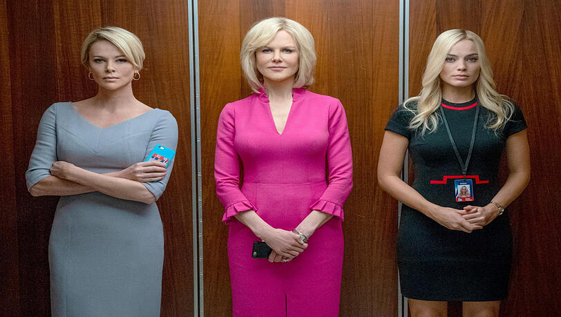 Charlize Theron (von links), Nicole Kidman und Margot Robbie. Charlize Theron (von links), Nicole Kidman und Margot Robbie.