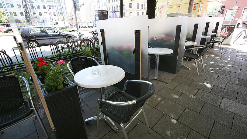 Das Gelati Cafe am Isartor hat kleine Séparées gebaut. Das Gelati Cafe am Isartor hat kleine Séparées gebaut.