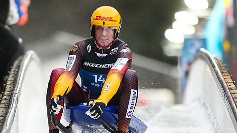 Vor dem Einsitzer-Rennen mit Max Langenhan zeigt sich Felix Loch selbstbewusst.