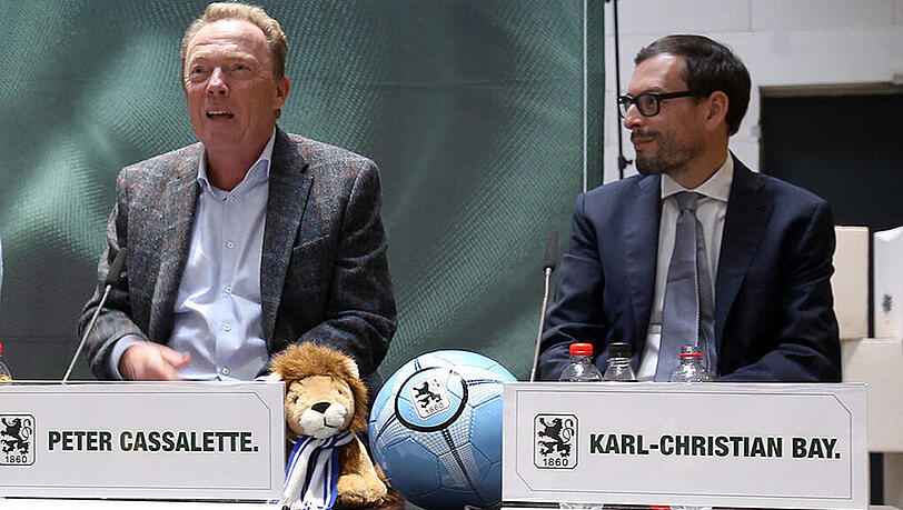 Ab sofort ein historisches Bild: Präsident Peter Cassalette (l.) und Verwaltungsrats-Vorsitzender Karl-Christian Bay (r.).