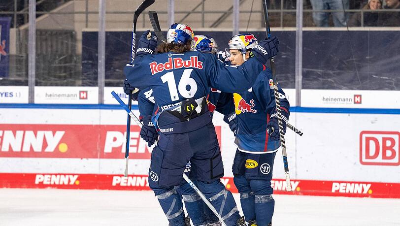 Der EHC München gewinnt auch gegen die Kölner Haie.