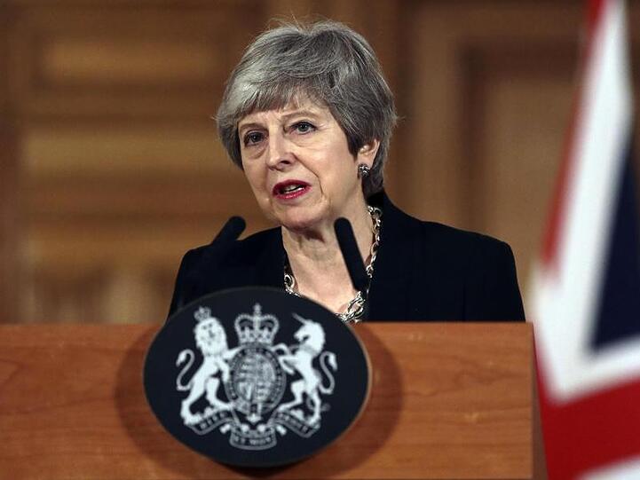 Will die EU um einen abermaligen Aufschub des Brexits bitten: die britische Premierministerin Theresa May.