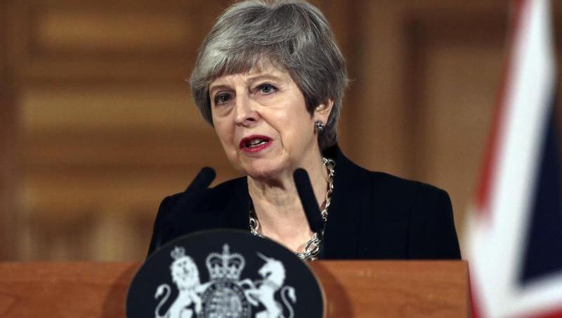 Will die EU um einen abermaligen Aufschub des Brexits bitten: die britische Premierministerin Theresa May. Will die EU um einen abermaligen Aufschub des Brexits bitten: die britische Premierministerin Theresa May.