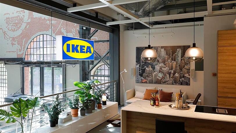 Blick in ein Ikea-Planungsstudio. Blick in ein Ikea-Planungsstudio.