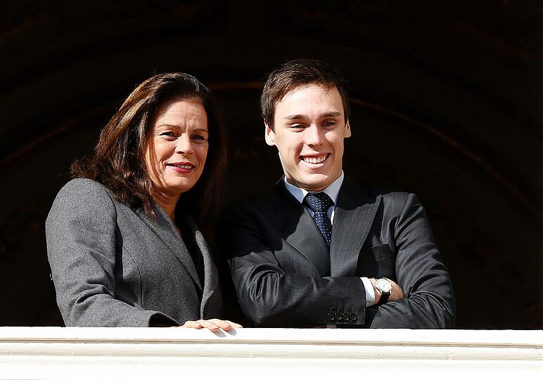 Prinzessin Stéphanie mit ihrem Sohn Louis Ducruet