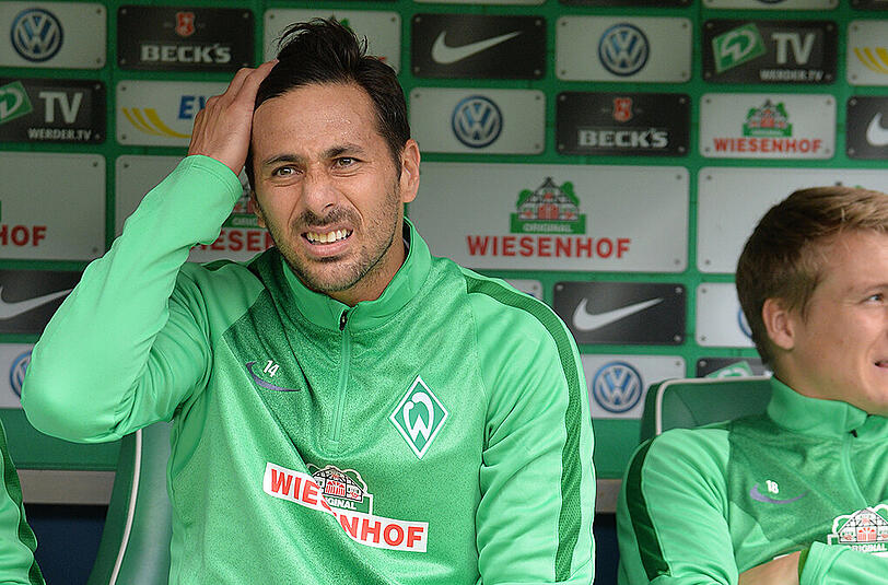 Derzeit nur Bankdrücker: Claudio Pizarro