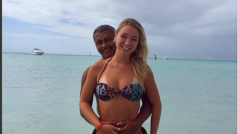 Ganz frisch verliebt: Fußballer Romario und Dixie Pratt Ganz frisch verliebt: Fußballer Romario und Dixie Pratt