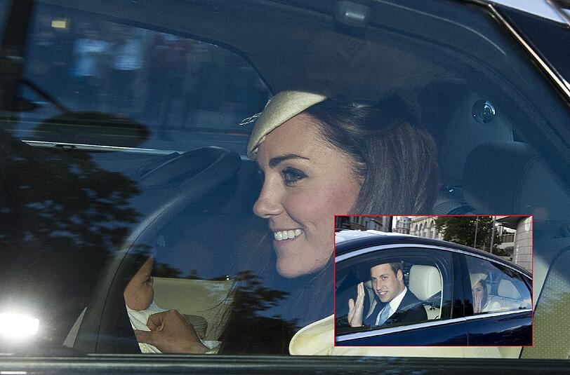 Royal-Baby George wird am Mittwoch im St. James?s Palast getauft. Die ersten Bilder!
