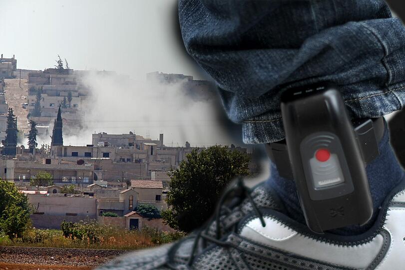 Wegen eines Einbruchs bekam der 24-Jährige eine Fußfessel verpasst. Deutschland darf er damit eigentlich nicht verlassen. Jetzt ist er vermutlich nach Syrien gereist.