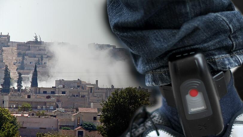 Wegen eines Einbruchs bekam der 24-Jährige eine Fußfessel verpasst. Deutschland darf er damit eigentlich nicht verlassen. Jetzt ist er vermutlich nach Syrien gereist. Wegen eines Einbruchs bekam der 24-Jährige eine Fußfessel verpasst. Deutschland darf er damit eigentlich nicht verlassen. Jetzt ist er vermutlich nach Syrien gereist.