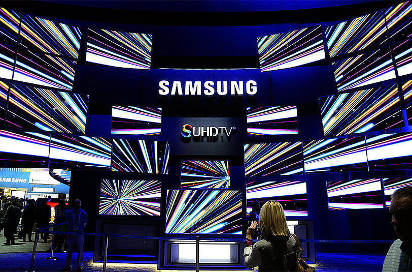 Samsung muss über das ganze Jahr gesehen einen deutlichen Rückgang beim operativen Ergebnis schlucken.