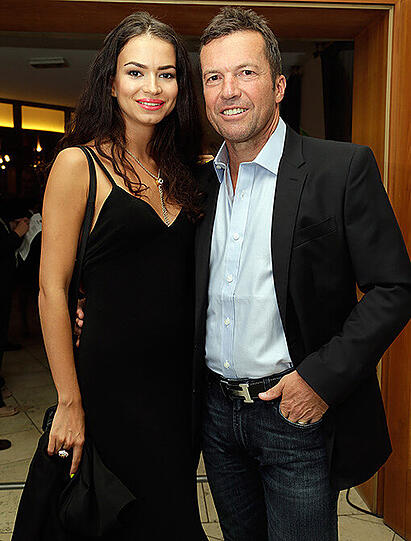 Lothar Matthäus und seine Freundin Anastasia Klimko.