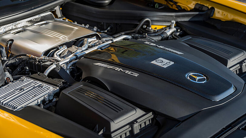 Der aufgeladene V8 unter der Haube des GT C Roadster mit vier Liter Hubraum leistet 557 PS und 680 Nm maximales Drehmoment.