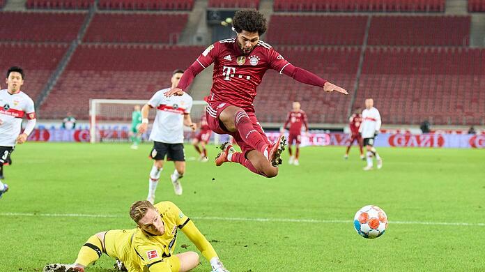 "Das Gefühl nach so einer Leistung ist sehr schön - gerade, nachdem die letzten Wochen nicht gut für mich liefen", sagt Serge Gnabry, der gegen Stuttgart drei Tore erzielt und zwei weitere Treffer vorbereitet.