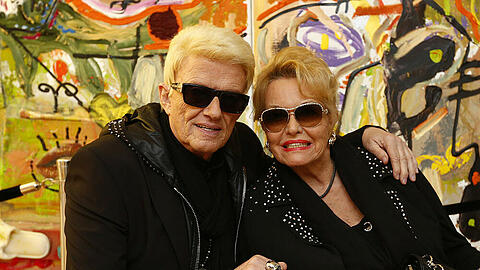 Unzertrennlich auch beim Innovationstag: Heino und seine Hannelore