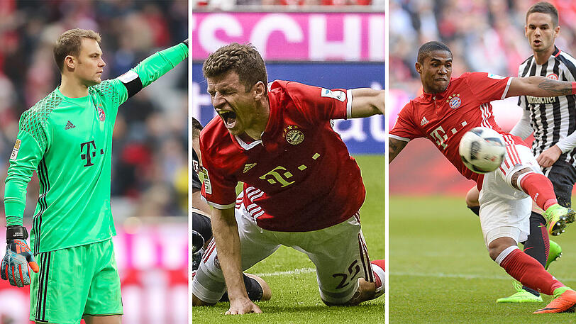 Verletzungsupdate zu Manuel Neuer, Thomas Müller und Douglas Costa