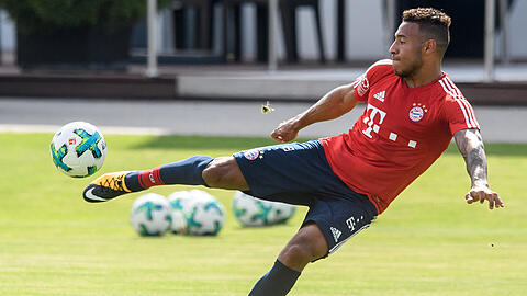 Am Montag zum ersten Mal auf dem Trainingsplatz: Neuzugang Corentin Tolisso.