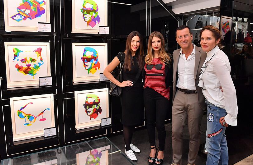 Alexandra Polzin, Cathy Hummels, Pier Paolo Righi und Doreen Dietel