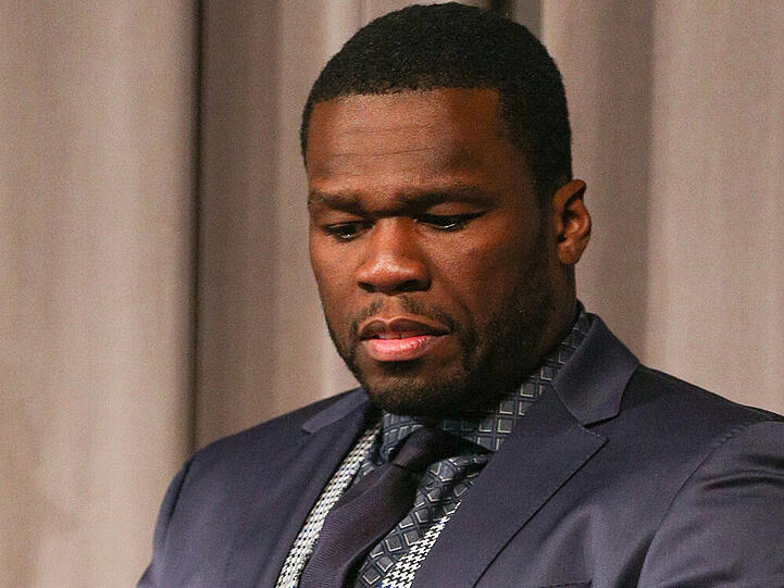 Rapper 50 Cent bei einem Question & Answer im Juli in Hollywood