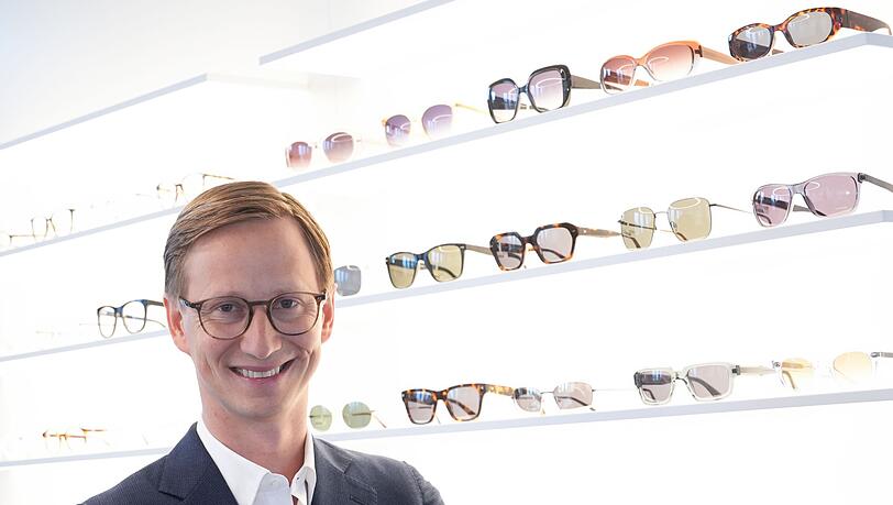 Marc Fielmann leitet seit November 2019 allein die Augenoptiker-Kette Fielmann. (Produktion)
