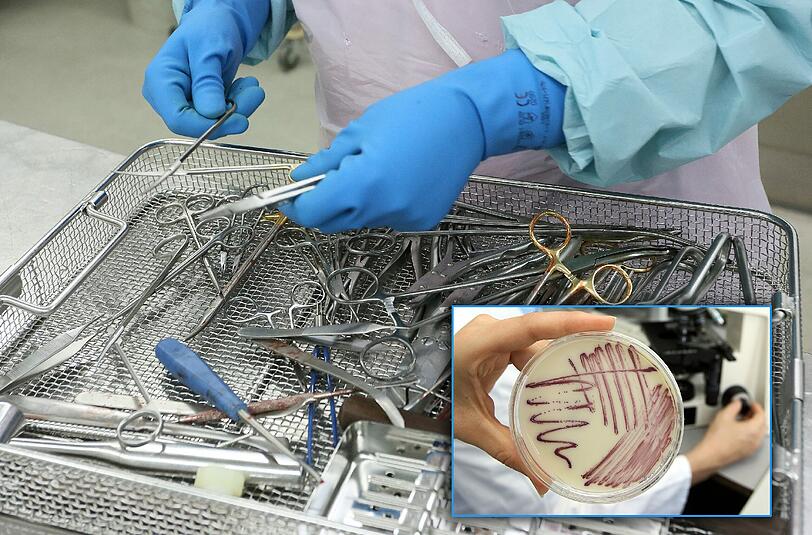 Laut einer Schätzung des Nationalen Referenzzentrum (NRZ) an der Berliner Charité sterben jährlich rund 6000 Menschen an Infektionen durch multiresistente Erreger