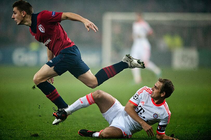 Die Bayern gegen Lille - sehen Sie hier die Bilder des Spiels.
