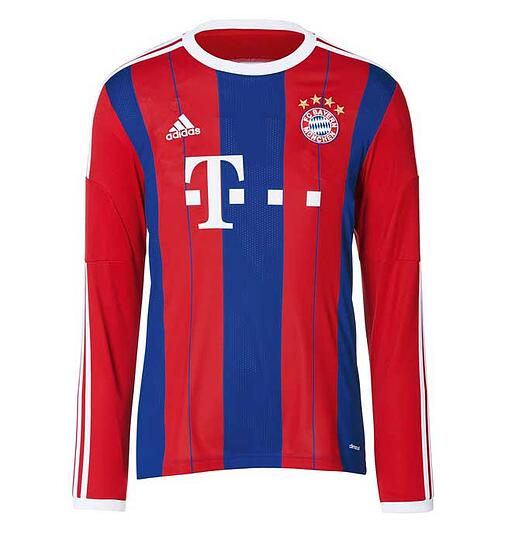 Rot-Blaue Streifen, "Mia san Mia" im Nacken: Das neue Heimtrikot des FC Bayern. Die Bilder...