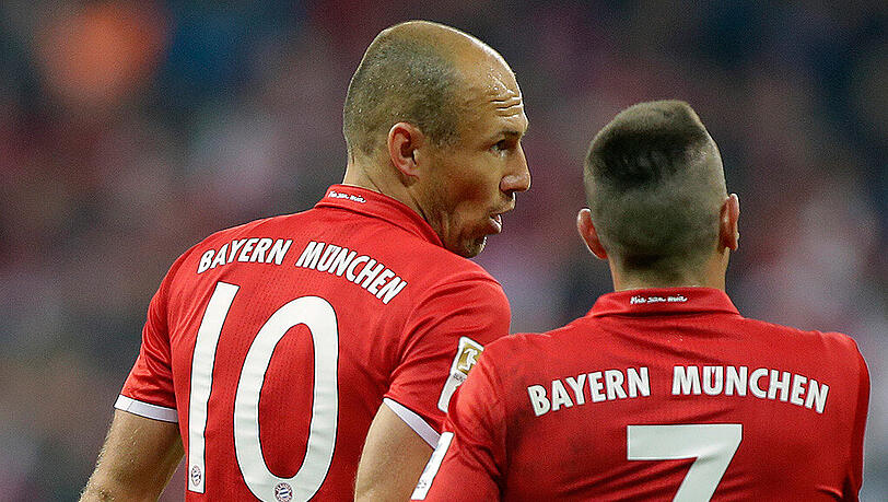 Konnten die Trainingseinheit mit der Mannschaft am Donnerstag wegen muskulärer Probleme nicht absolvieren: Arjen Robben (l.) und Franck Ribéry. Konnten die Trainingseinheit mit der Mannschaft am Donnerstag wegen muskulärer Probleme nicht absolvieren: Arjen Robben (l.) und Franck Ribéry.
