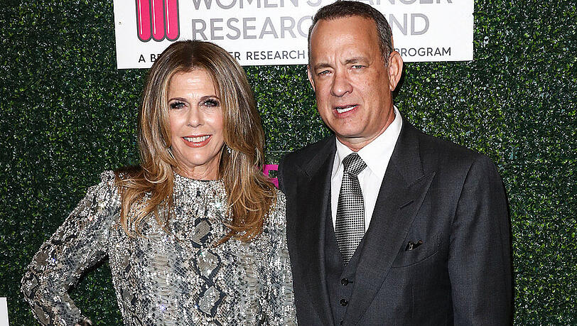 Rita Wilson und Tom Hanks auf dem roten Teppich Rita Wilson und Tom Hanks auf dem roten Teppich