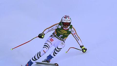 Viktoria Rebensburg belegte bei der Abfahrt in Bansko nur den 22. Platz.