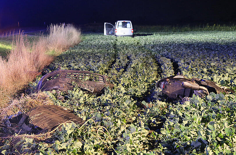 Bilder vom tragischen Unfall in Mößling, bei dem zwei 15-jährige Schülerinnen starben.