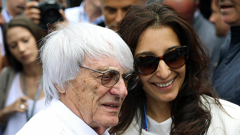 Bernie Ecclestone und Ehefrau Fabiana Flosi beim Großen Preis von Monaco im Mai 2014. Bernie Ecclestone und Ehefrau Fabiana Flosi beim Großen Preis von Monaco im Mai 2014.