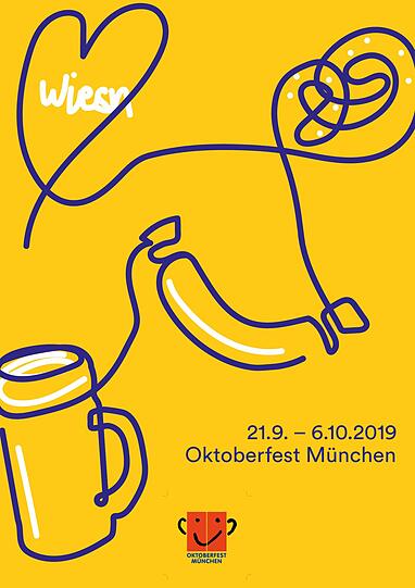 Welches Motiv wird zum Wiesnplakat 2019? 52 Motive stehen insgesamt online zur Auswahl.