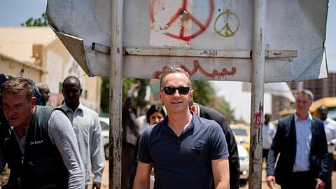 Außenminister Maas in der sudanesischen Hauptstadt Khartum.
