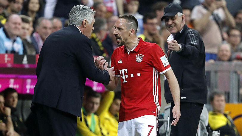 Wie steht es um das Verhältnis zwischen Trainer Ancelotti und seinem Star Ribéry?