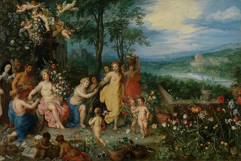 "Der Frühling" heißt dieses Bild aus der Ausstellung "Die Brueghels - eine Künstlerdynastie".