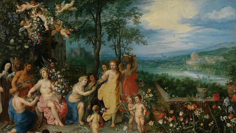 "Der Frühling" heißt dieses Bild aus der Ausstellung "Die Brueghels - eine Künstlerdynastie". "Der Frühling" heißt dieses Bild aus der Ausstellung "Die Brueghels - eine Künstlerdynastie".