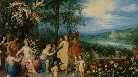 "Der Frühling" heißt dieses Bild aus der Ausstellung "Die Brueghels - eine Künstlerdynastie".