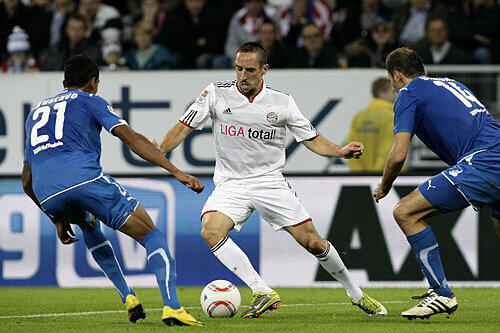 Endlich wieder "spielfit", wie Louis van Gaal das nennt: Franck Ribery.