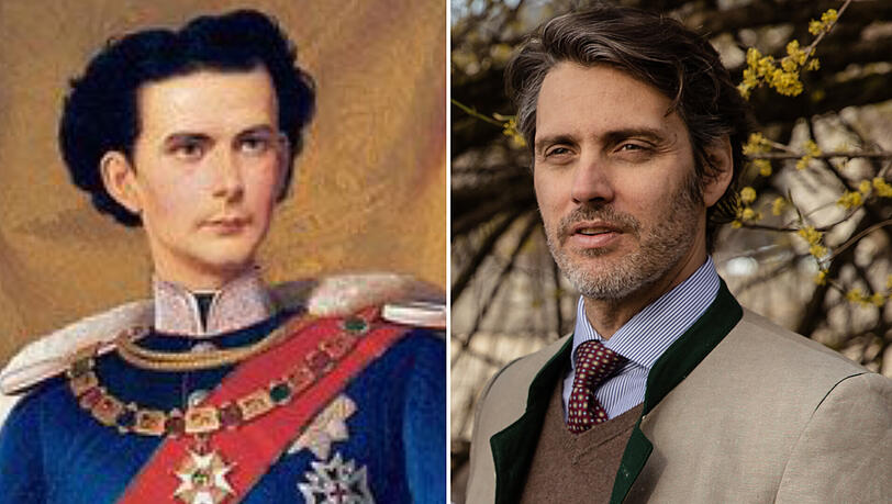 König Ludwig II. und Ludwig Prinz von Bayern.