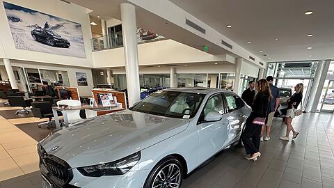 BMW konnte in den ersten drei Jahresmonaten in den USA ebenfalls Fahrt aufnehmen. (Archivbild)