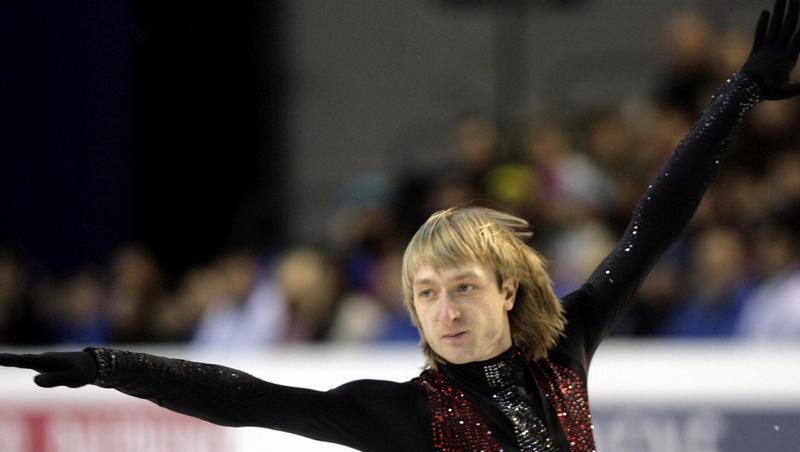 Einer der Superstars bei Olympia: Jewgeni Pluschenko. Einer der Superstars bei Olympia: Jewgeni Pluschenko.