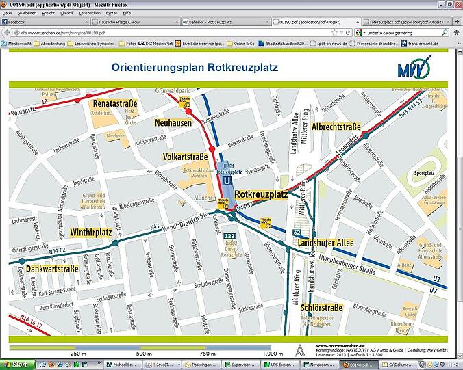 Schluss mit dem Rätselraten, wenn man an einem Bahnhof ankommt, den man noch nicht kennt: Der Plan zeigt, wo die Straßen sind.