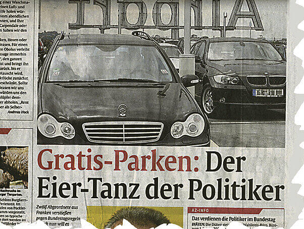 So berichtete die AZ am 20. Mai über die Park-Posse