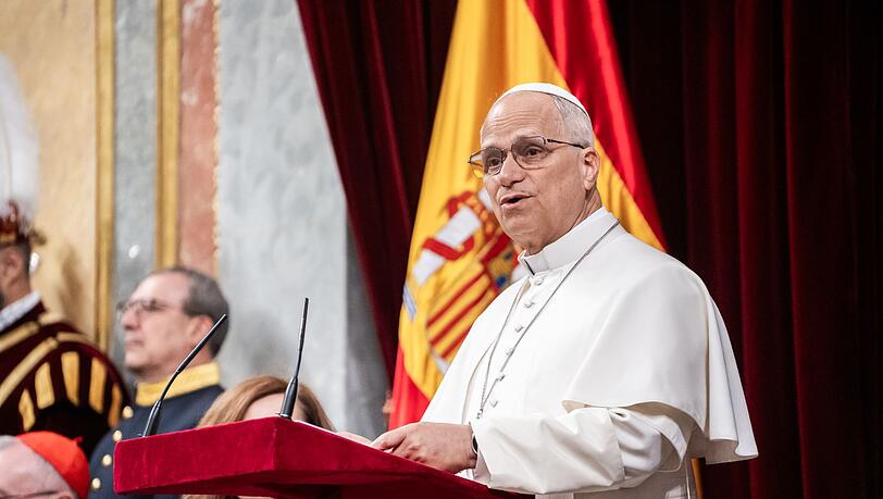 Der Pontifex spricht im spanischen Parlament Klartext. Der Pontifex spricht im spanischen Parlament Klartext.