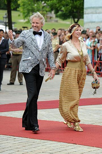 Moderator Thomas Gottschalk und seine Frau Thea