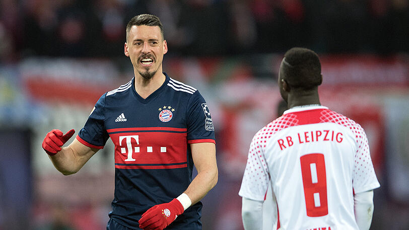 Sandro Wagners Tor zum 1:0 reichte nicht - die Bayern verloren das Spiel gegen RB Leipzig mit 1:2.