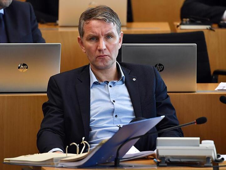 Björn Höcke Anfang März im Plenarsaal des Thüringer Landtages.
